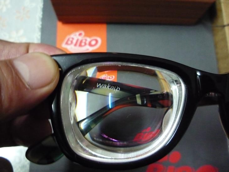 超薄高度近视眼镜(s:-2000 c:-250)1.90玻璃大框架眼镜案例!